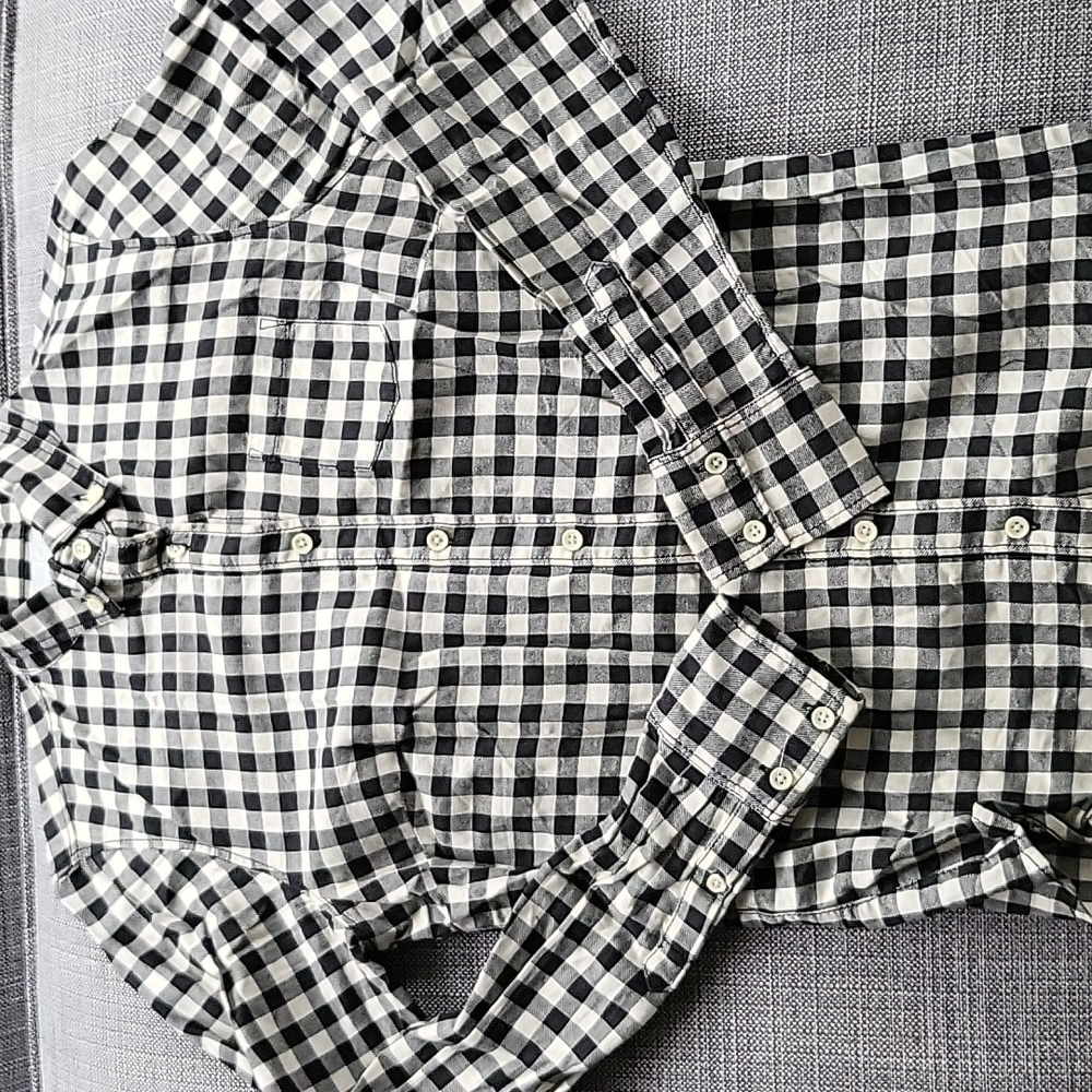 Joe Plaid Blouse Size XS